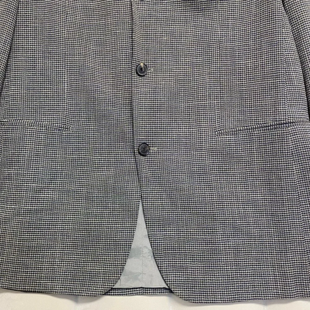Hugo Boss Men’s Sports Coat Blazer Jacket Size 42R Virgin Wool Linen Blend